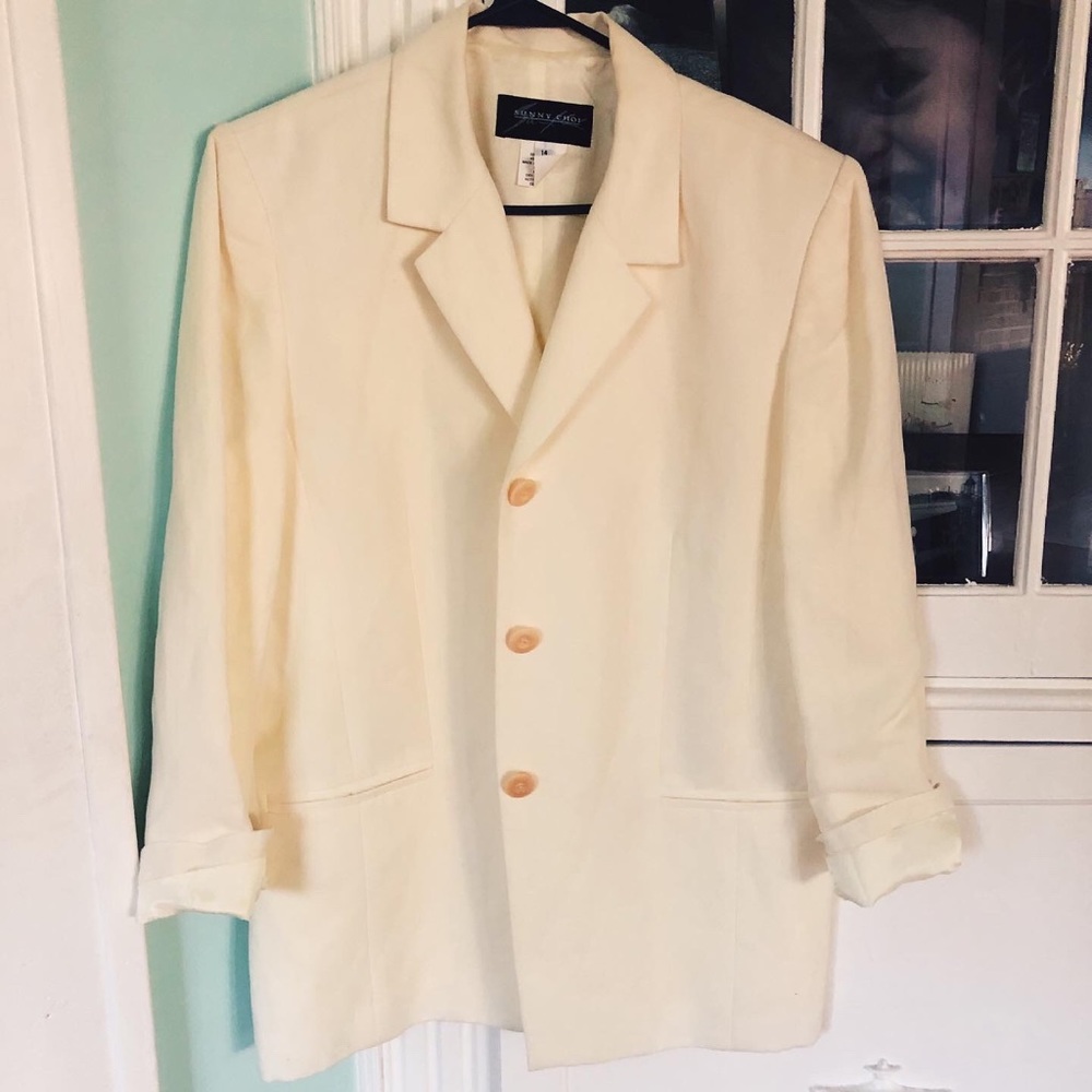 Cream vintage blazer